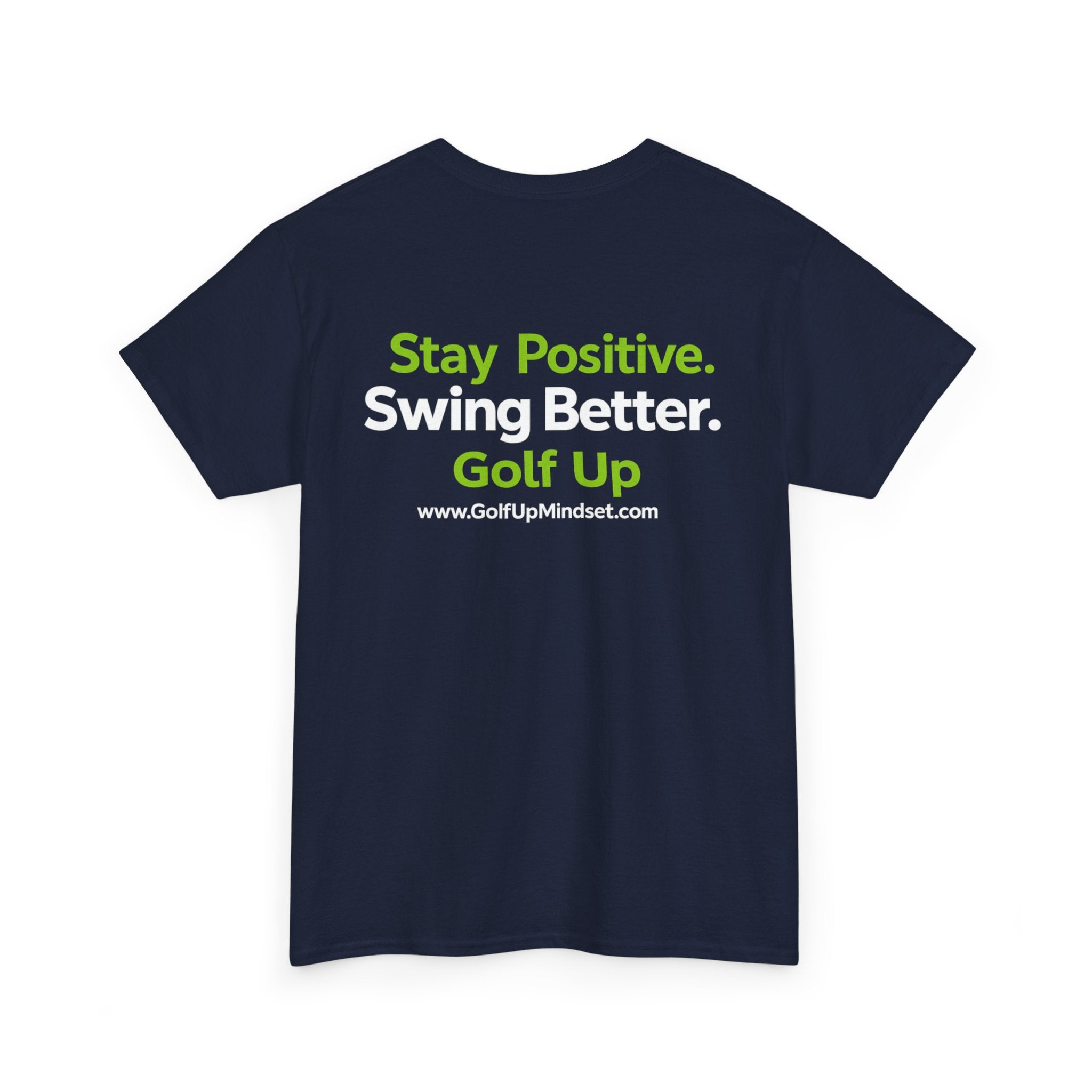 Unisex Heavy Cotton Tee - Golf Up Mindset -