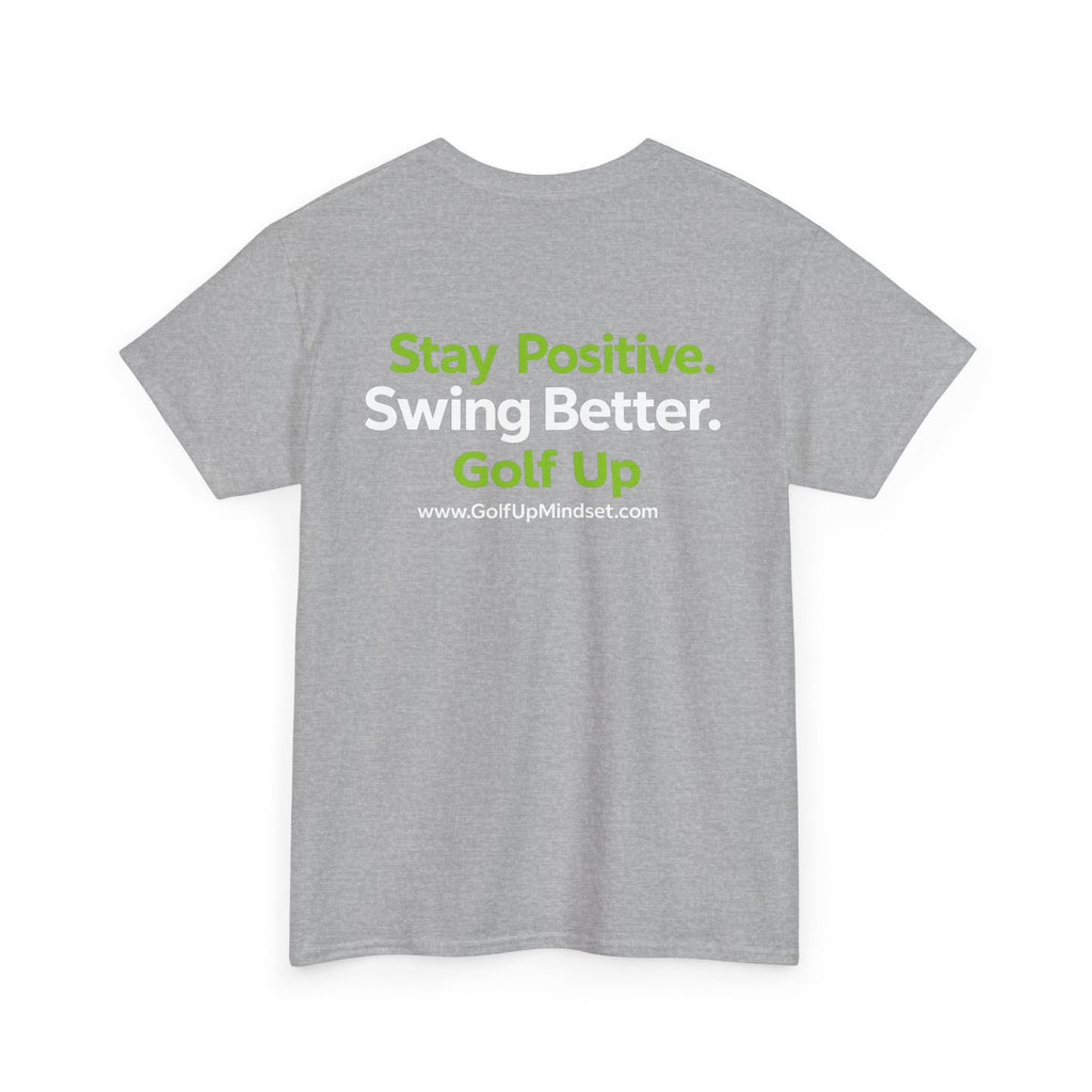 Unisex Heavy Cotton Tee - Golf Up Mindset -