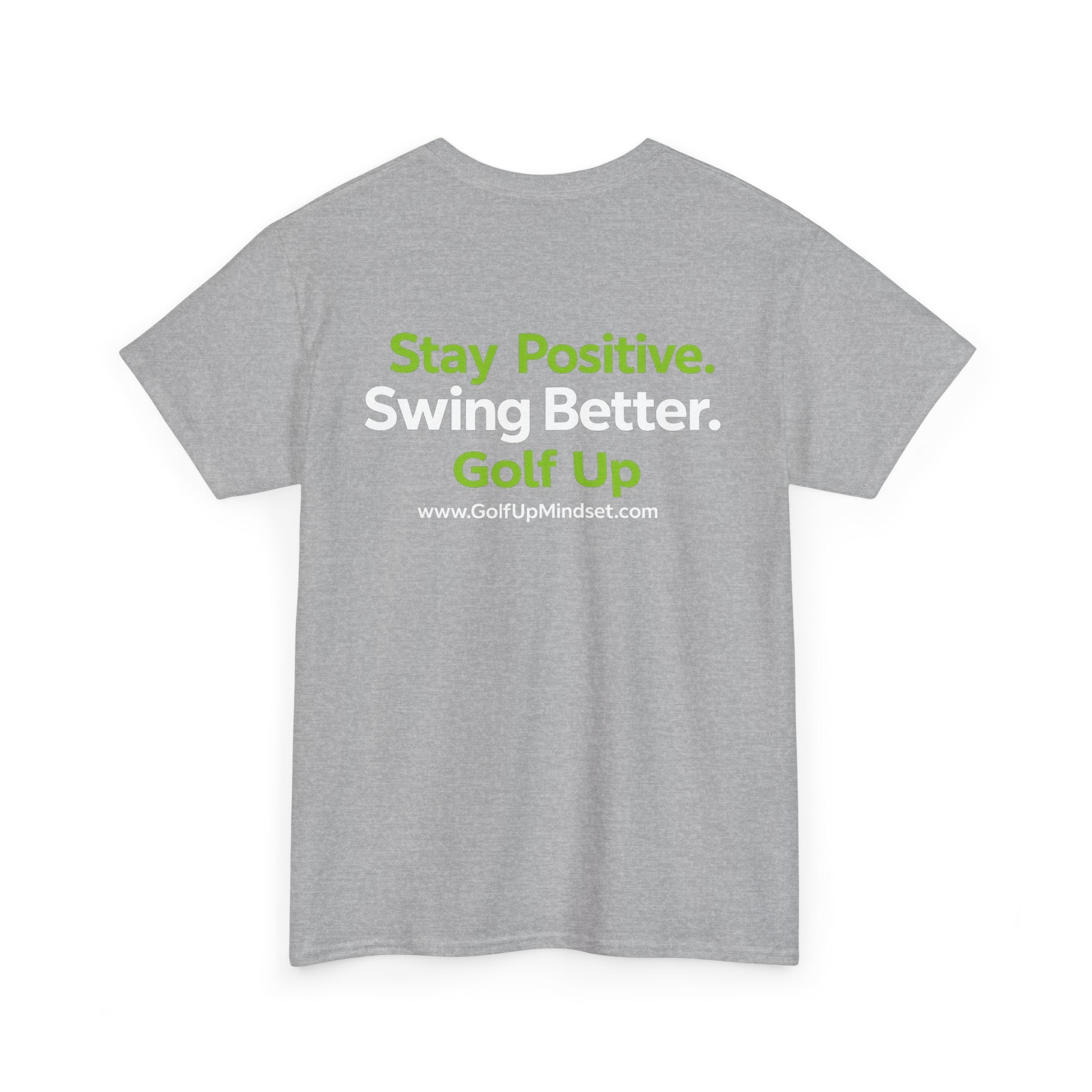 Unisex Heavy Cotton Tee - Golf Up Mindset -